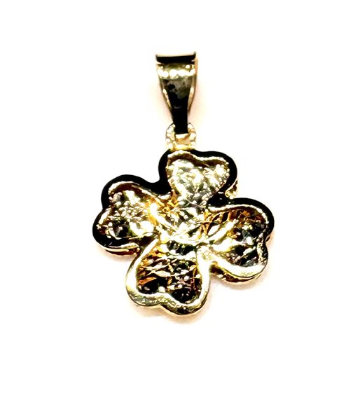 Pendente CP gioielli Donna 9K in Oro giallo 9K QUADRIFOGLIO G 0.70 G - 9K QUADRIFOGLIO G 0.70 G